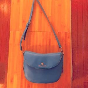Vince Camuto blue cross-body purse